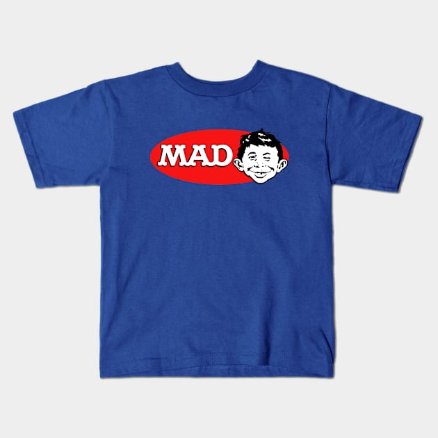 Alfred e Neuman Kids T-Shirt by TomsTreasures